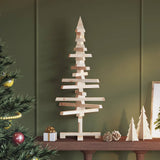 Vidaxl kerstdecoratie kerstboom 90 cm massief grenenhout