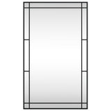 Vidaxl wandspiegel rechthoekig 60x100 cm ijzer zwart