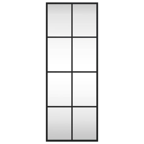 Vidaxl wandspiegel rechthoekig 30x80 cm ijzer zwart