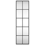 Vidaxl wandspiegel rechthoekig 30x100 cm ijzer zwart