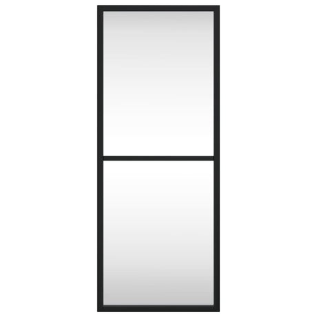 Vidaxl wandspiegel rechthoekig 20x50 cm ijzer zwart
