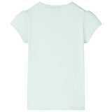 Vidaxl kindershirt 140 lichtmint