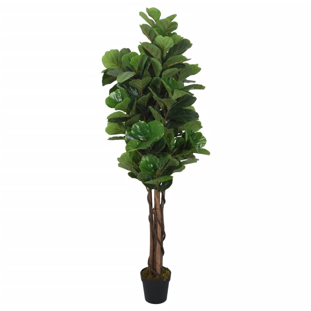 Vidaxl kunstplant vijgenboom 232 bladeren 180 cm groen