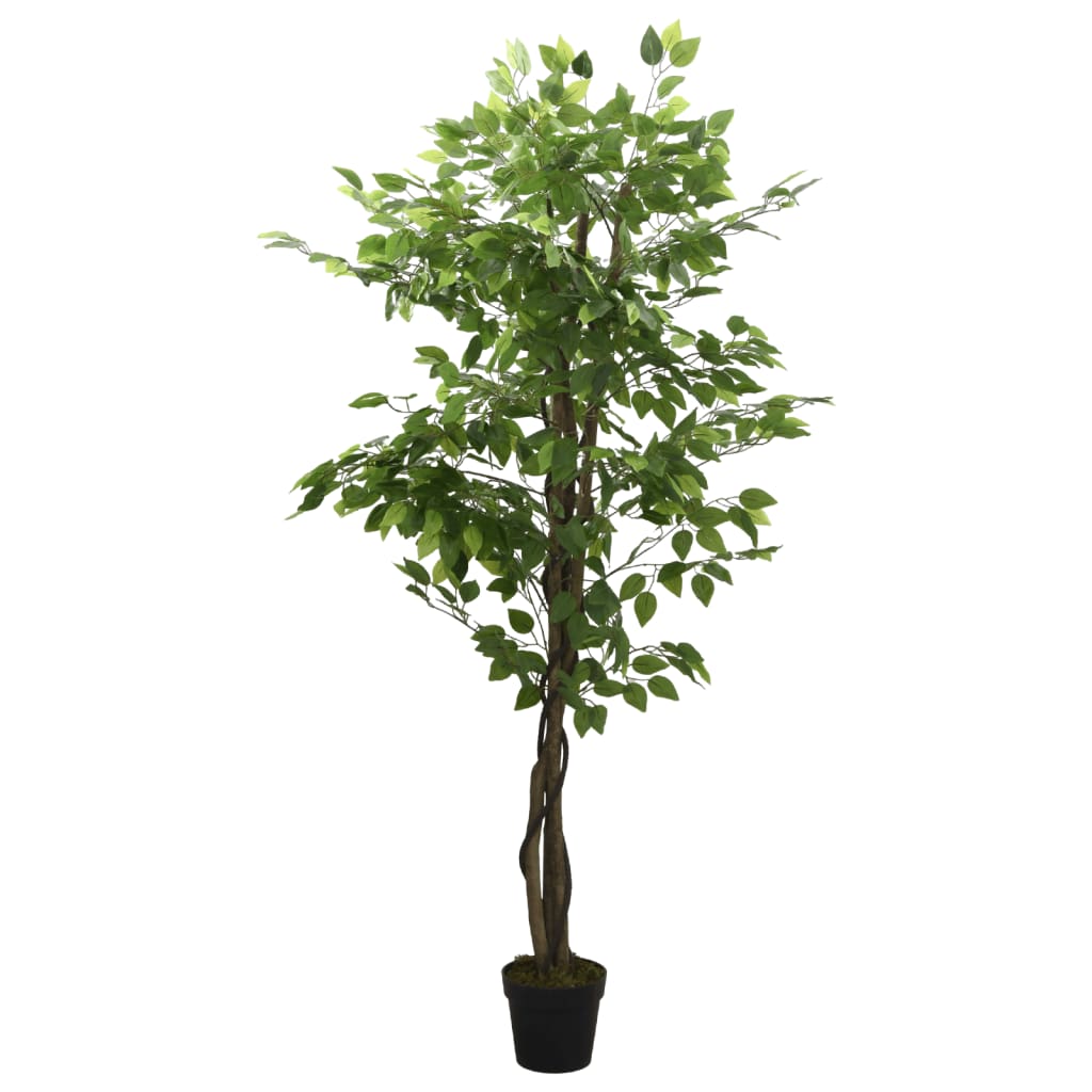 Vidaxl kunstplant ficus 1008 bladeren 180 cm groen