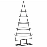 Vidaxl kerstdecoratie kerstboom 90 cm metaal zwart