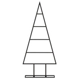 Vidaxl kerstdecoratie kerstboom 60 cm metaal zwart