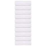 Vidaxl washandjes frogn 10 st 15x21 cm 360 g m² wit