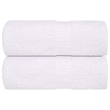 Vidaxl washandjes frogn 2 st 30x30 cm 360 g m² wit