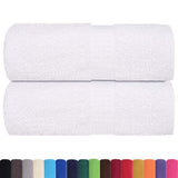 Vidaxl washandjes frogn 2 st 30x30 cm 360 g m² wit