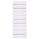 Vidaxl gastendoekjes frogn 10 st 30x50 cm 360 g m² wit