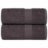 Vidaxl washandjes frogn 2 st 15x21 cm 360 g m² antraciet