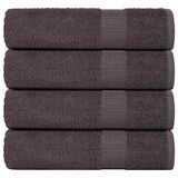 Vidaxl badhanddoeken frogn 4 st 100x150 cm 360 g m² antraciet