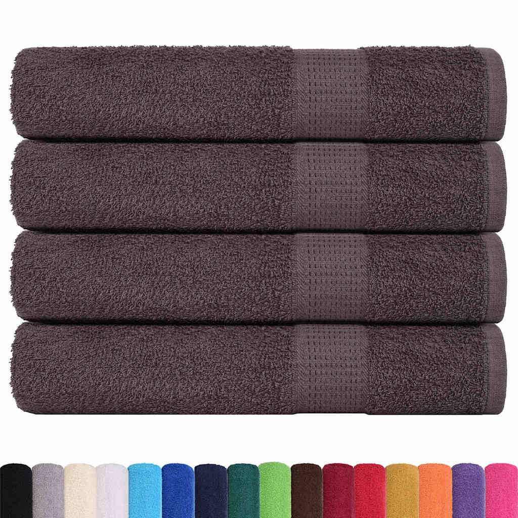 Vidaxl saunahanddoeken frogn 4 st 80x200 cm 360 g m² antraciet