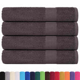 Vidaxl saunahanddoeken frogn 4 st 80x200 cm 360 g m² antraciet
