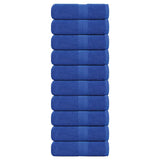 Vidaxl gastendoekjes 10 st 30x50 cm 360 g m² 100% katoen blauw