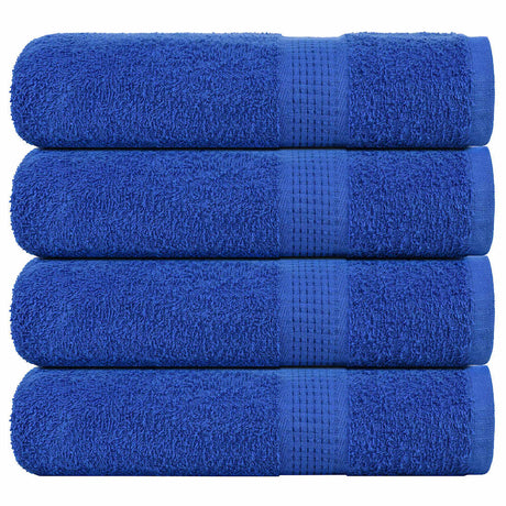 Vidaxl douchehanddoeken frogn 4 st 70x140 cm 360 g m² blauw