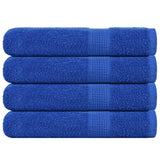 Vidaxl handdoeken frogn 4 st 100x200 cm 360 g m² blauw