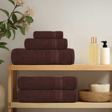 Vidaxl washandjes frogn 10 st 30x30 cm 360 g m² bruin