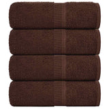 Vidaxl gastendoekjes frogn 4 st 30x50 cm 360 g m² bruin