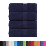 Vidaxl gastendoekjes frogn 4 st 30x50 cm 360 g m² marineblauw