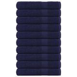Vidaxl saunahanddoeken frogn 10 st 80x200 cm 360 g m² marineblauw