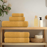 Vidaxl saunahanddoeken frogn 4 st 80x200 cm 360 g m² goud