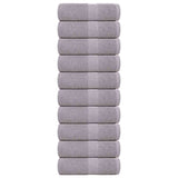 Vidaxl washandjes frogn 10 st 30x30 cm 360 g m² grijs