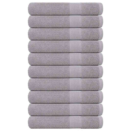 Vidaxl saunahanddoeken frogn 10 st 80x200 cm 360 g m² grijs