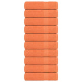 Vidaxl handdoeken 10 st 50x100 cm 360 g m² 100% katoen oranje