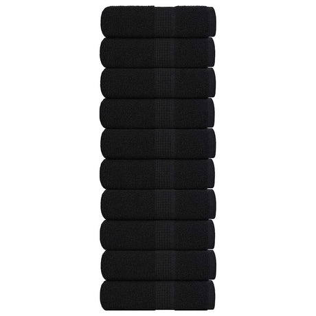 Vidaxl gastendoekjes frogn 10 st 30x50 cm 360 g m² zwart