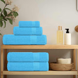 Vidaxl handdoeken frogn 2 st 100x200 cm 360 g m² turquoise