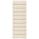 Vidaxl gastendoekjes frogn 10 st 30x50 cm 360 g m² crème