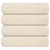 Vidaxl handdoeken frogn 4 st 50x100 cm 360 g m² crème