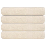 Vidaxl saunahanddoeken frogn 4 st 80x200 cm 360 g m² crème