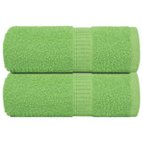 Vidaxl gastendoekjes frogn 2 st 30x50 cm 360 g m² appelgroen