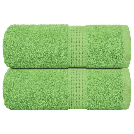 Vidaxl gastendoekjes frogn 2 st 30x50 cm 360 g m² appelgroen