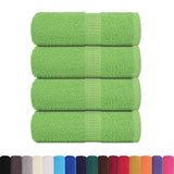 Vidaxl gastendoekjes frogn 4 st 30x50 cm 360 g m² appelgroen