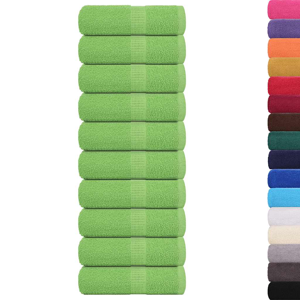 Vidaxl gastendoekjes frogn 10 st 30x50 cm 360 g m² appelgroen
