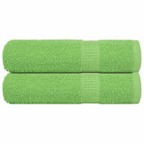 Vidaxl handdoeken frogn 2 st 50x100 cm 360 g m² appelgroen