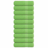 Vidaxl handdoeken frogn 10 st 50x100 cm 360 g m² appelgroen