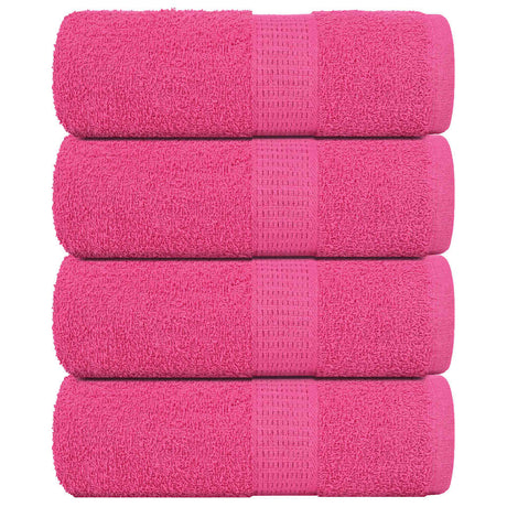 Vidaxl gastendoekjes frogn 4 st 30x50 cm 360 g m² roze