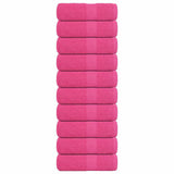Vidaxl gastendoekjes frogn 10 st 30x50 cm 360 g m² roze