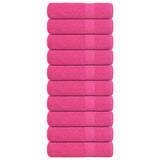 Vidaxl handdoeken frogn 10 st 50x100 cm 360 g m² roze