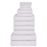 Vidaxl 12-delige handdoekenset frogn 360 g m² wit