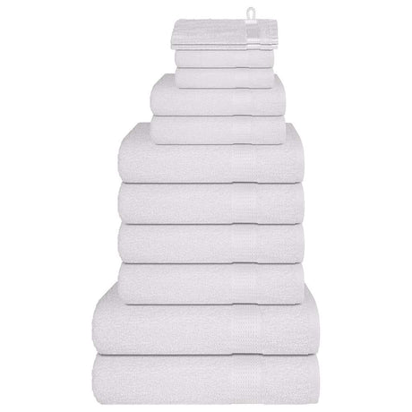 Vidaxl 12-delige handdoekenset frogn 360 g m² wit