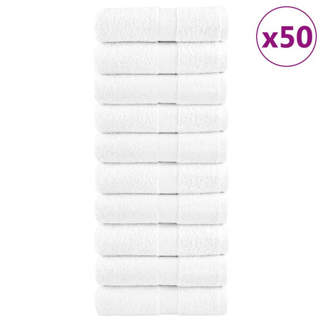 Vidaxl washandjes solund 50 st hoogwaardig 600 g m² 15x21 cm