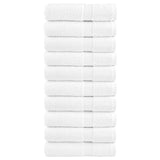 Vidaxl handdoeken solund 10 st 600 g m² 50x100 cm wiit