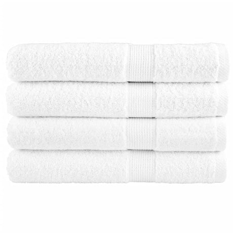 Vidaxl saunadoeken solund 4 st 600 g m² 80x200 cm wit