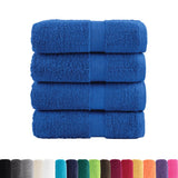 Vidaxl gastendoekjes solund 4 st 600 g m² 30x50 cm blauw