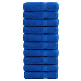 Vidaxl badhanddoeken solund 10 st 600 g m² 70x140 cm blauw
